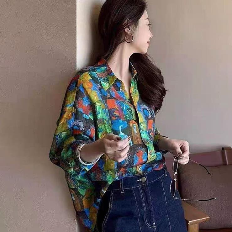 柄シャツ 女性柄 女の人 | Decorative  | 詳細画像3 