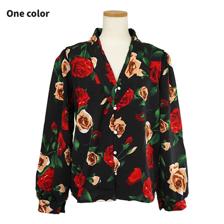 柄シャツ 薔薇柄 バラ | Decorative  | 詳細画像13 