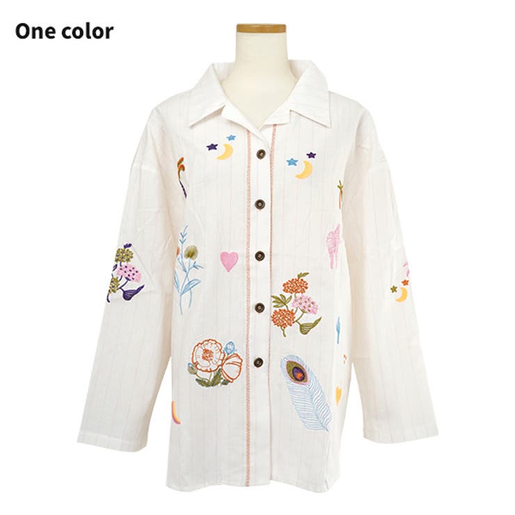 柄シャツ ストライプ ピンク | Decorative  | 詳細画像12 