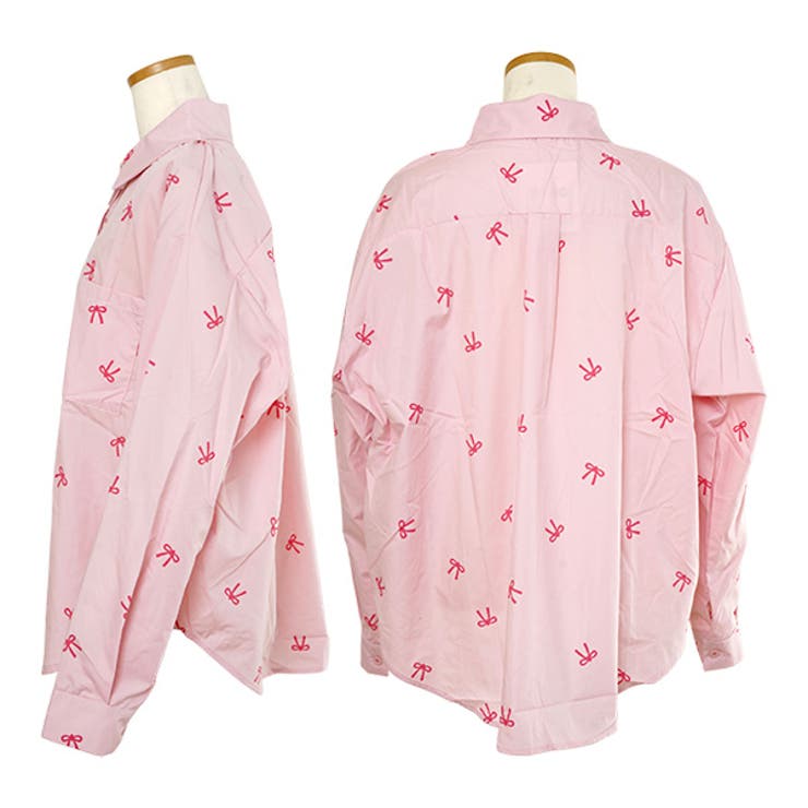 柄シャツ リボン柄 りぼん | Decorative  | 詳細画像6 