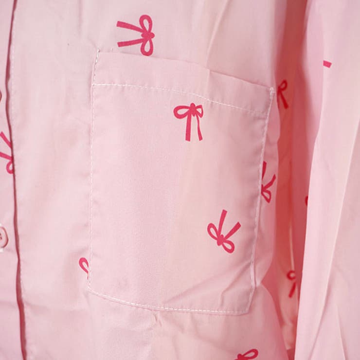 柄シャツ リボン柄 りぼん | Decorative  | 詳細画像8 