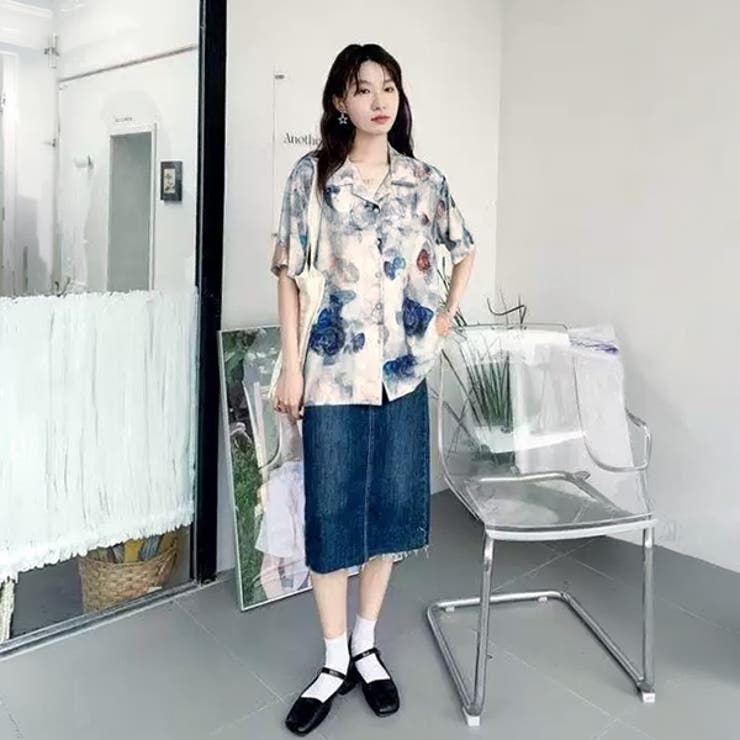 柄シャツ 抽象柄 ぼかし柄 | Decorative  | 詳細画像3 