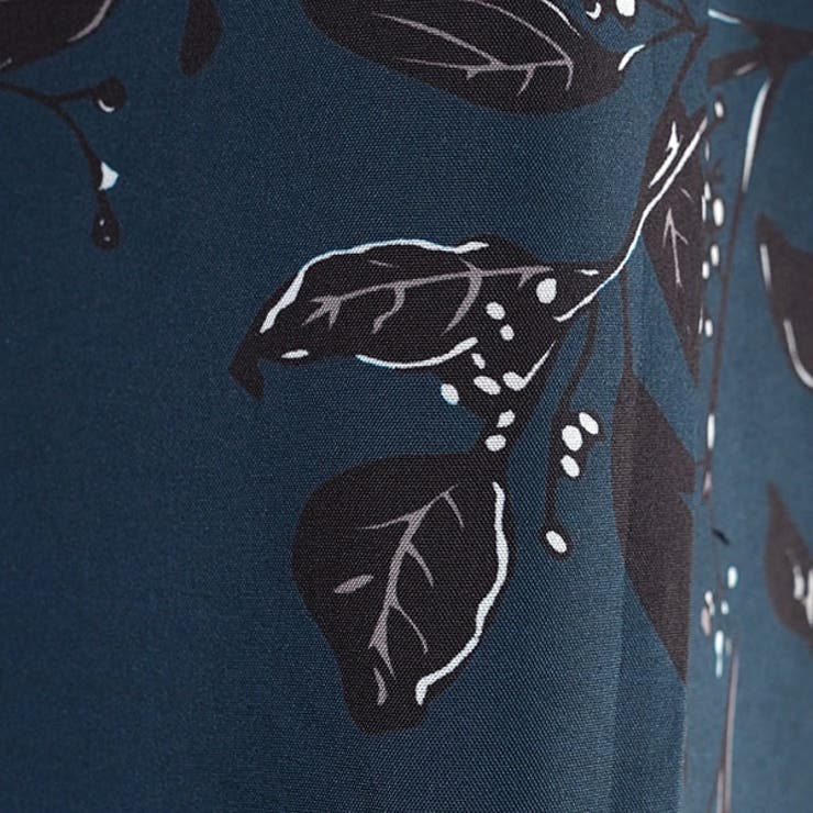 柄シャツ リーフ柄 ネイビー | Decorative  | 詳細画像8 