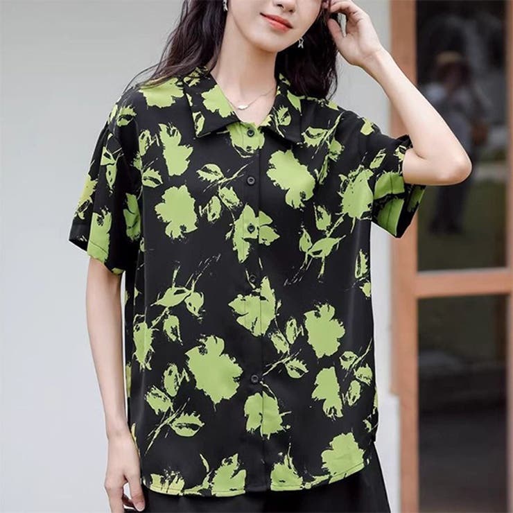 柄シャツ アート柄 ネオンカラー | Decorative  | 詳細画像6 
