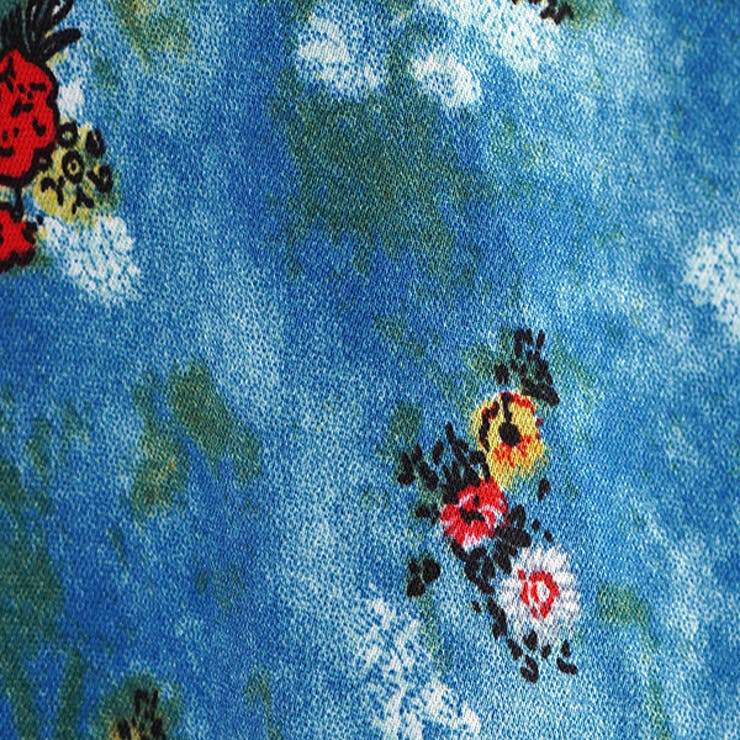 柄シャツ 花柄 ブルー | Decorative  | 詳細画像9 