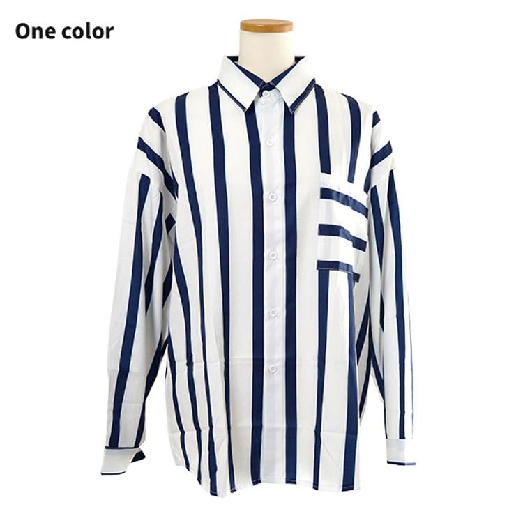 柄シャツ ストライプ柄 太ストライプ | Decorative  | 詳細画像11 