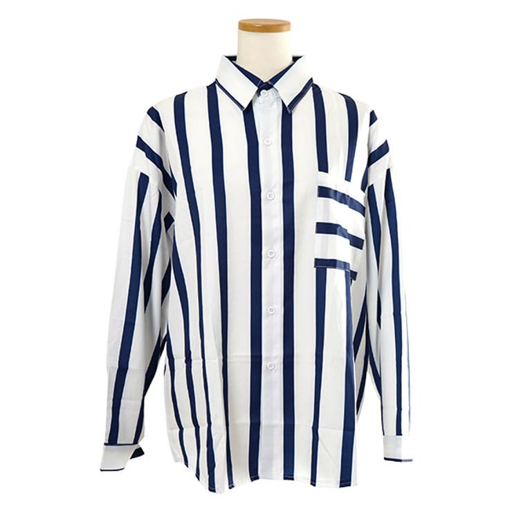 柄シャツ ストライプ柄 太ストライプ | Decorative  | 詳細画像6 