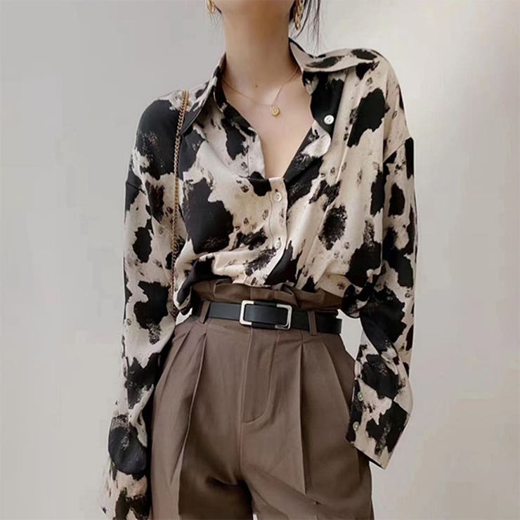 柄シャツ 牛柄 カウ柄 | Decorative  | 詳細画像1 