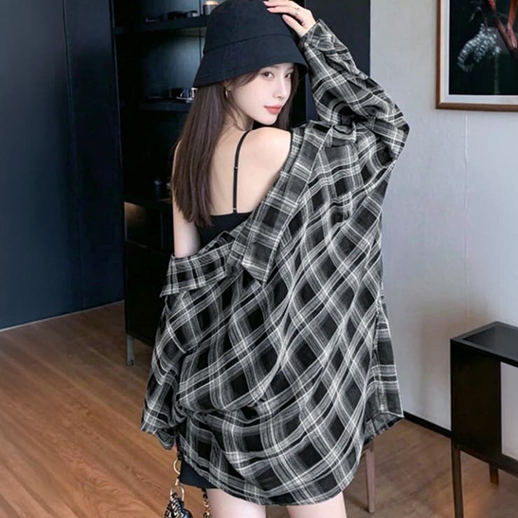 柄シャツ チェック シアー | Decorative  | 詳細画像5 