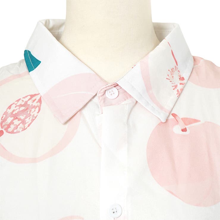 柄シャツ 桃柄 ピーチ柄 | Decorative  | 詳細画像6 