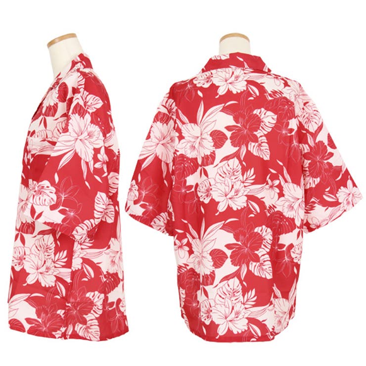 未使用に近い　XL　42　レオナール　Tシャツ　花柄　ハイビスカス　大判柄 楽天市場】即納☆【在庫限りセール】 体型かくす万能ビッグT