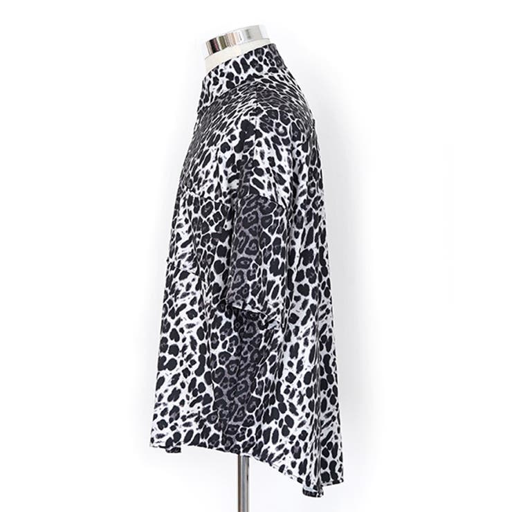 柄シャツ レオパード柄 グレー | Decorative  | 詳細画像8 