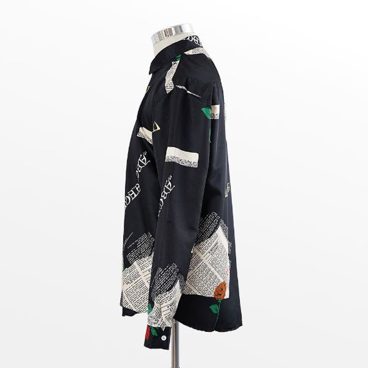 柄シャツ バラ コラージュ | Decorative  | 詳細画像10 