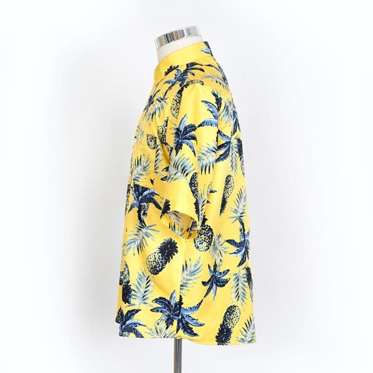 柄シャツ パイナップル柄 イエロー | Decorative  | 詳細画像11 
