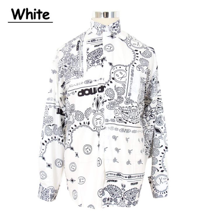 新品】ポリーヌ・ブロー 柄シャツ 切り返し バンダナ柄
