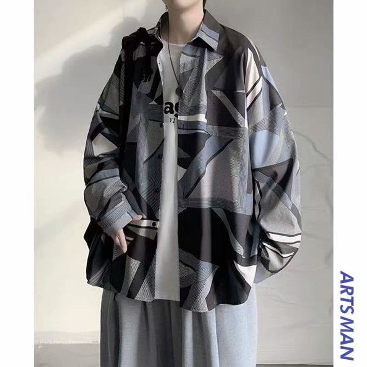 柄シャツ 幾何柄 グラフィック | Decorative  | 詳細画像5 