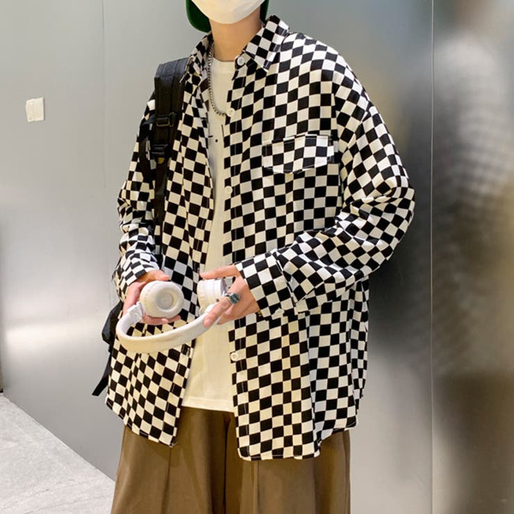 お買い得商品特集 - 販促エクスプレス 柄シャツ ブロックチェック柄[品番：DCTW0003673 チェッカー柄 トップス