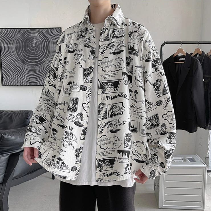 柄シャツ アメコミ風 コミック柄 | Decorative  | 詳細画像6 