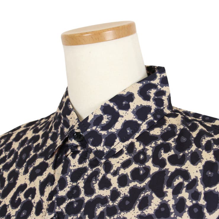 柄シャツ レオパード柄 半袖[品番：DCTW0003988]｜Decorative