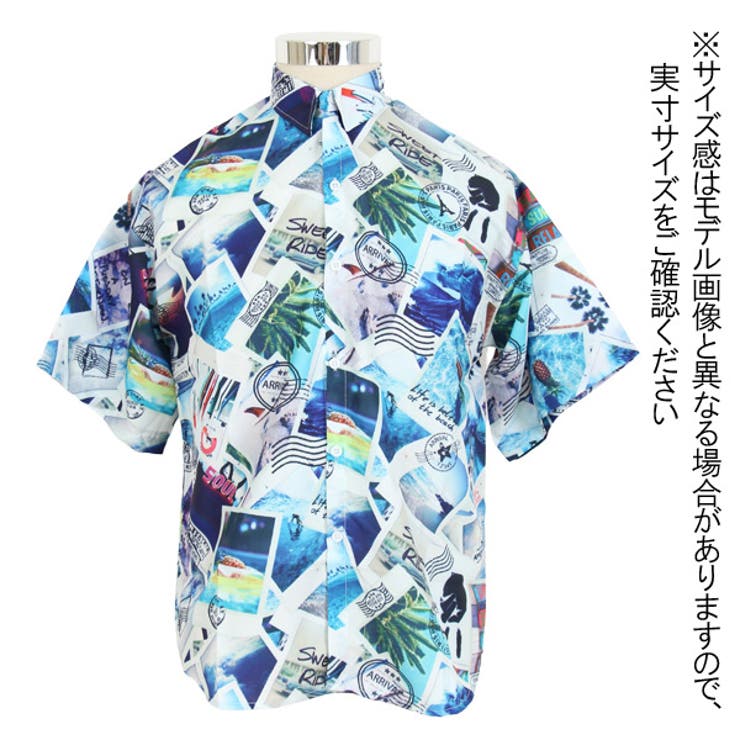 柄シャツ サマーフォトプリント 半袖シャツ | Decorative  | 詳細画像6 
