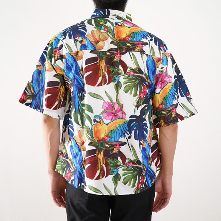 柄シャツ カラフル ボタニカル柄 | Decorative  | 詳細画像4 