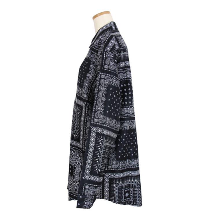 ★完売商品★ Cakeworthy コラボ ハンナモンタナ チェックシャツ 柄シャツ ペイズリー柄 バンダナ柄[品番：DCTW0004140