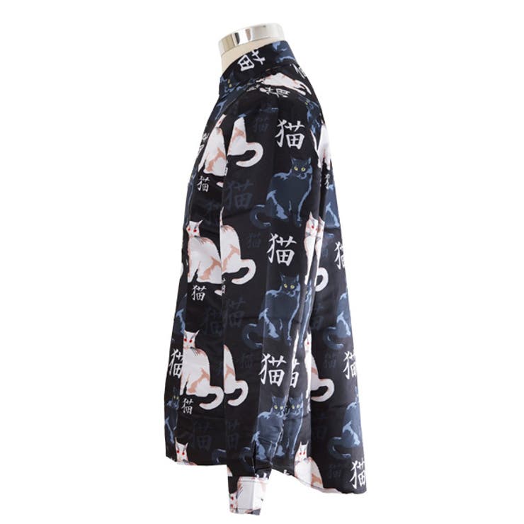 柄シャツ 猫柄 ネコ柄 | Decorative  | 詳細画像7 