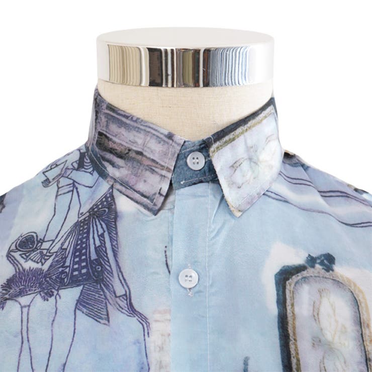 柄シャツ アート エジプト[品番：DCTW0004317]｜Decorative