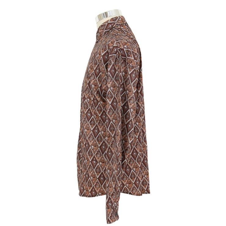 柄シャツ ダイヤ柄 ペイズリー柄[品番：DCTW0004173]｜Decorative