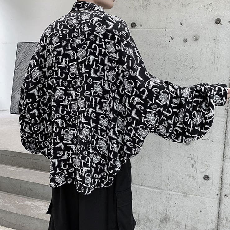 柄シャツ アルファベット柄 ロゴ柄 | Decorative  | 詳細画像4 