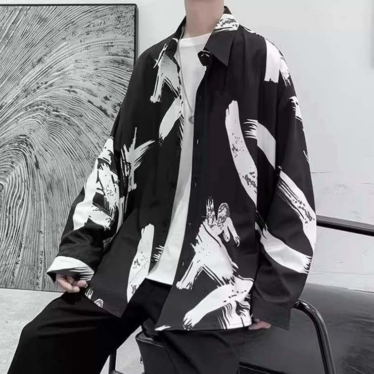 柄シャツ 筆絵 グラフィティ | Decorative  | 詳細画像5 
