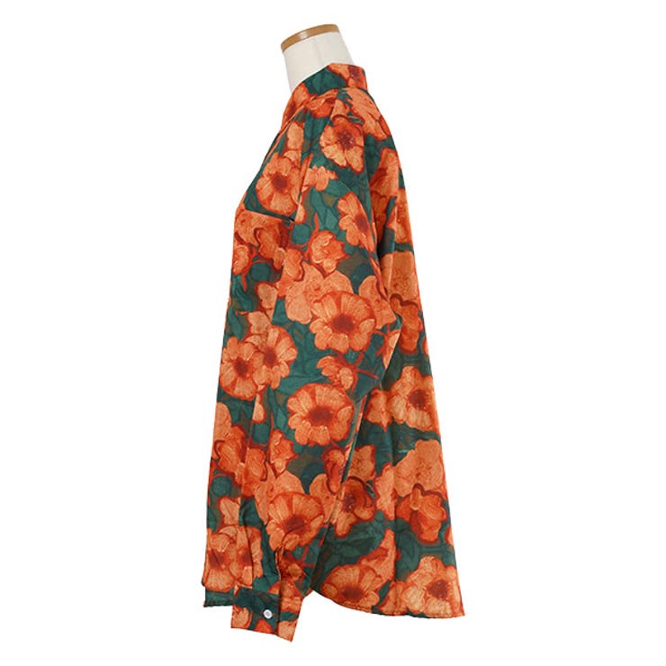 柄シャツ 花柄 花[品番：DCTW0004376]｜Decorative