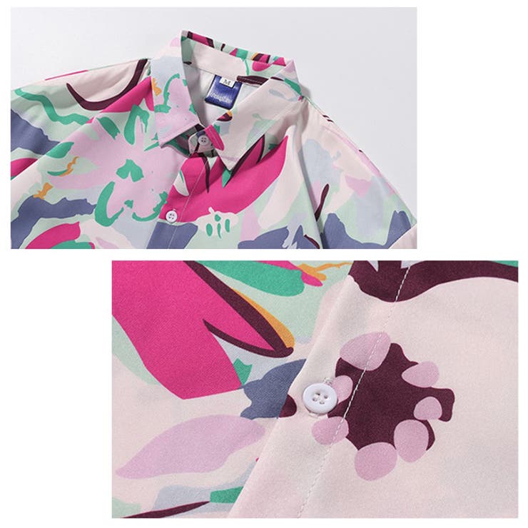 柄シャツ 花 フラワー | Decorative  | 詳細画像4