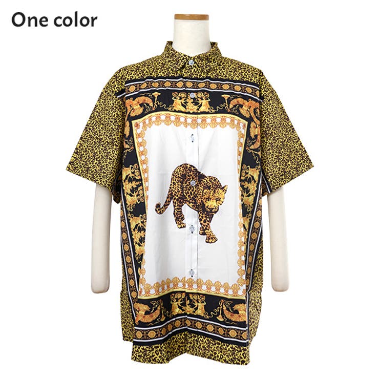 柄シャツ ヒョウ柄 豹[品番：DCTW0004399]｜Decorative