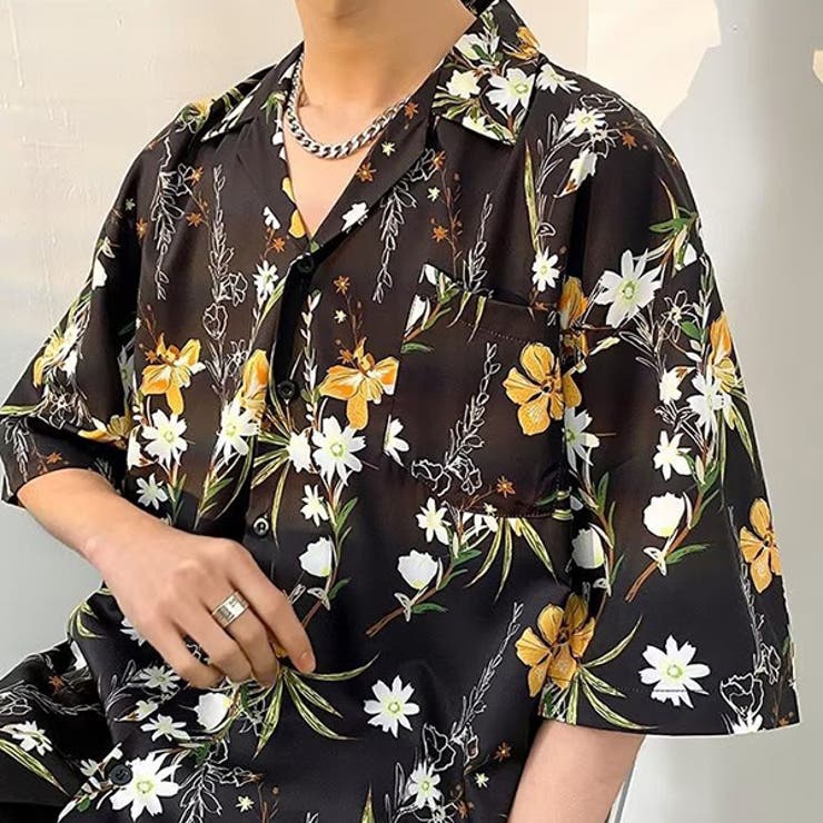 柄シャツ 花柄 フラワー | Decorative  | 詳細画像2 