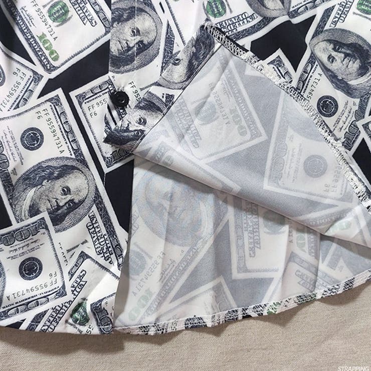 柄シャツ 紙幣 ドル札 | Decorative  | 詳細画像3 