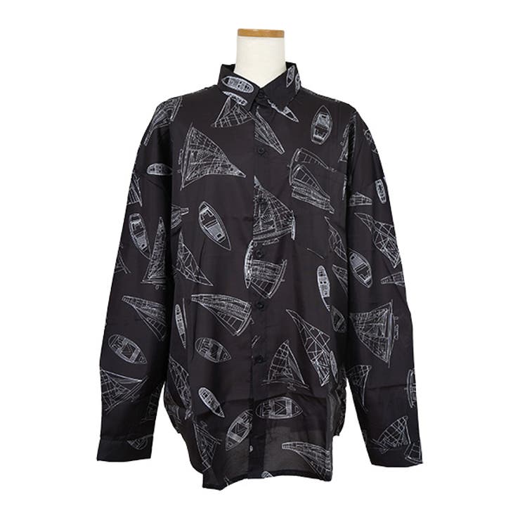 柄シャツ 船 ヨット[品番：DCTW0004482]｜Decorative （デコラティブ