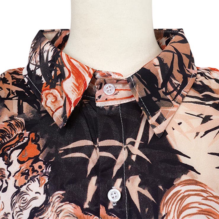 柄シャツ トラ 虎[品番：DCTW0004491]｜Decorative （デコラティブ）の
