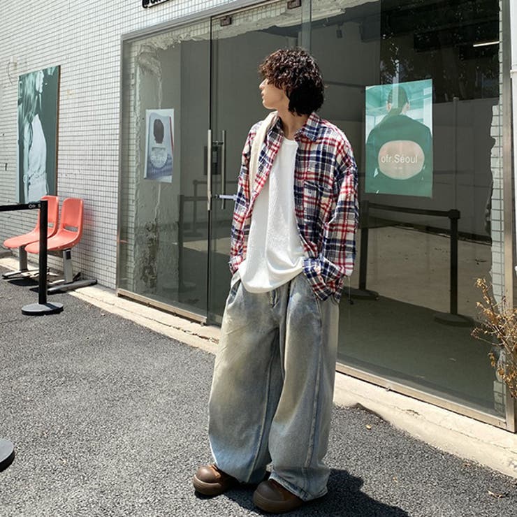 柄シャツ チェック柄 チェック | Decorative  | 詳細画像6 