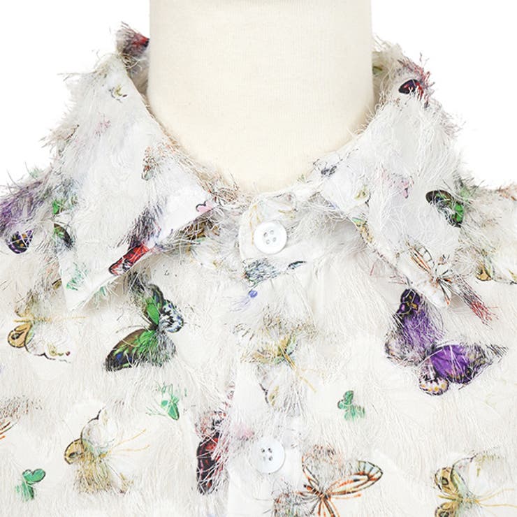 柄シャツ 蝶 ちょうちょ | Decorative  | 詳細画像9 