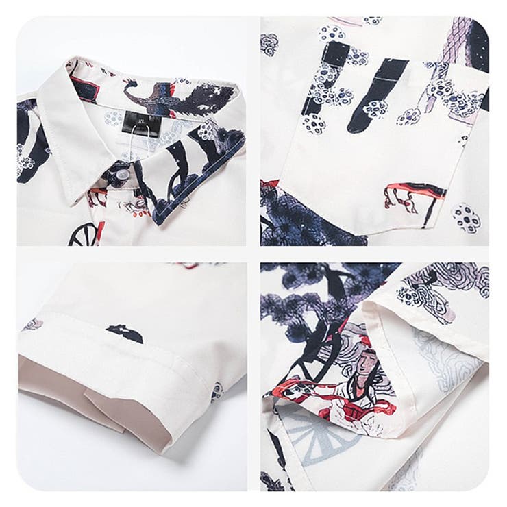 柄シャツ アジアン 文様 | Decorative  | 詳細画像3 