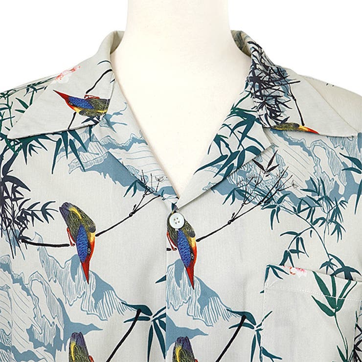 柄シャツ インコ オウム | Decorative  | 詳細画像4 