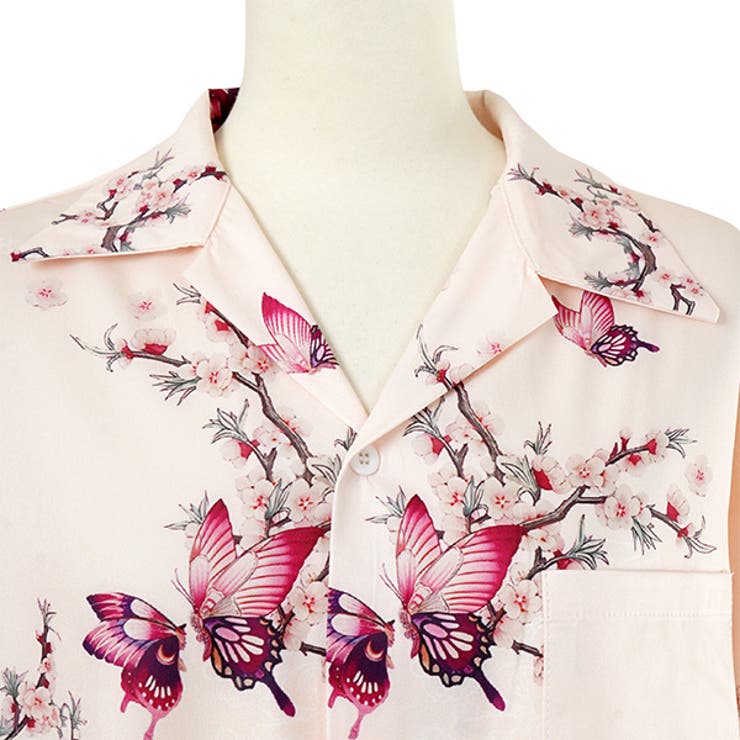 柄シャツ バタフライ バタフライ柄 | Decorative  | 詳細画像4 