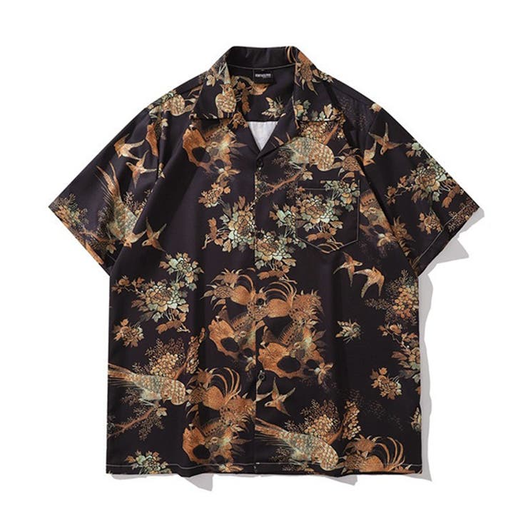 柄シャツ 植物柄 鳥柄 | Decorative  | 詳細画像1 