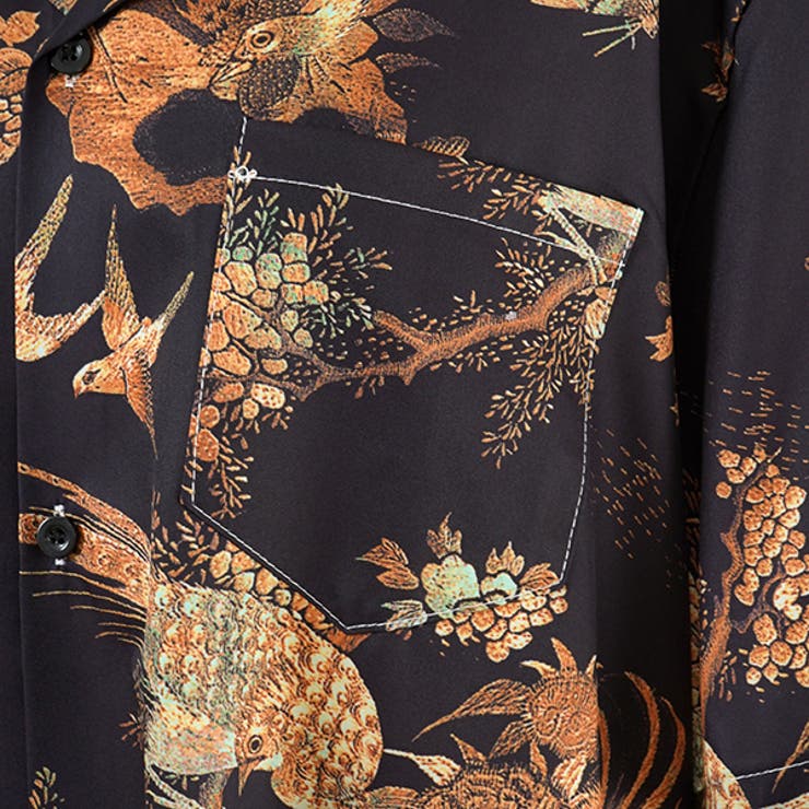 柄シャツ 植物柄 鳥柄 | Decorative  | 詳細画像5 