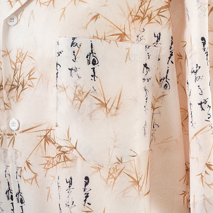 柄シャツ 笹柄 笹の葉柄 | Decorative  | 詳細画像5 