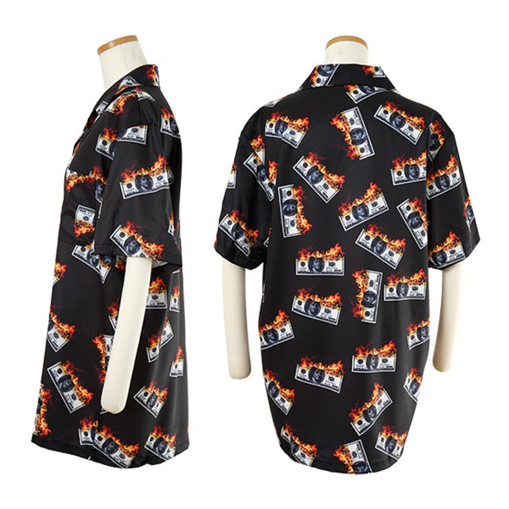 柄シャツ マネー柄 お金柄 | Decorative  | 詳細画像3 