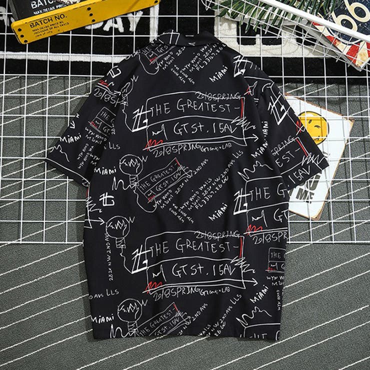 柄シャツ 文字柄 英字柄 | Decorative  | 詳細画像2 