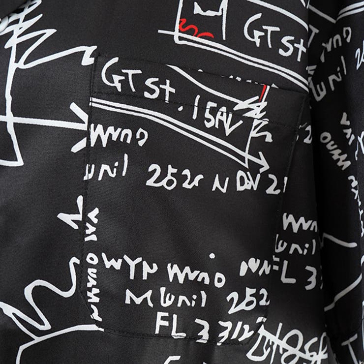 柄シャツ 文字柄 英字柄 | Decorative  | 詳細画像6 