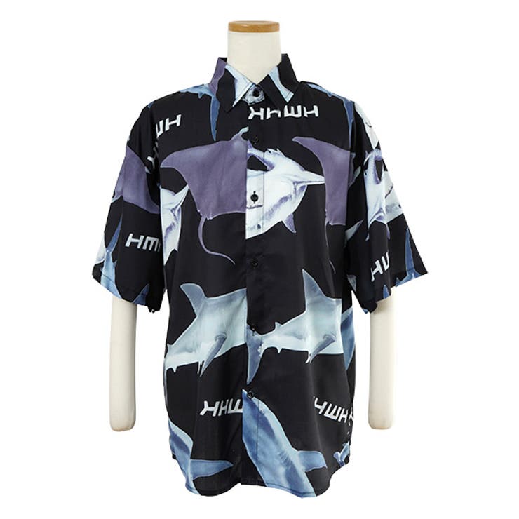 柄シャツ サメ柄 サメ | Decorative  | 詳細画像9 